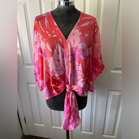 Adrienne Gigi Palm Beach Top Size Small - Picture 1 of 8